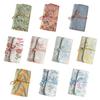 Retro Scrapbook Binder Cloth Cover Loose-leaf Notebook Portable A6 Loose-leaf Diary  for Girls