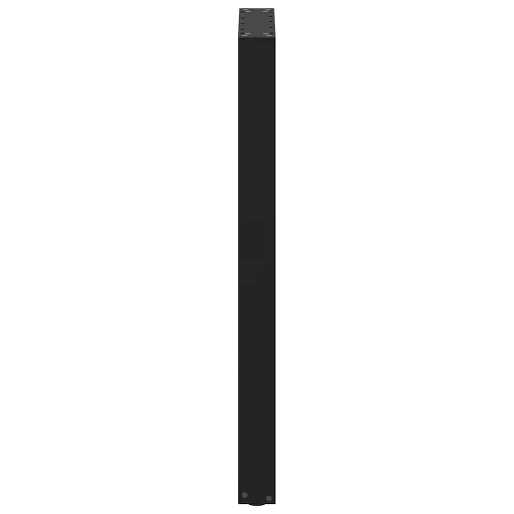 Vidaxl Nogi Do Stolika Kawowego, 2 Szt., Czarne, 40X(100-101) Cm, Stal