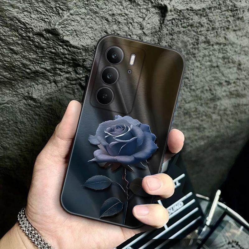 RealmeC75 Mobile Phone Case Dirt-resistant and Anti-drop Internet Celebrity Ins Wind Cute Internet Celebrity Super Fire Love Personality