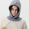 Balaclava hat, ear-protector, windproof neck, men's and women's autumn warm knitted wool vintage pullover hat