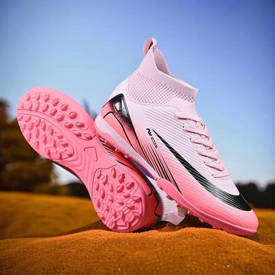 FG/TF Soccer Shoes Society Men's Football Boots Grass Anti-Slip Outdoor Training Cleats Futsal Sneakers Children Sports Footwear