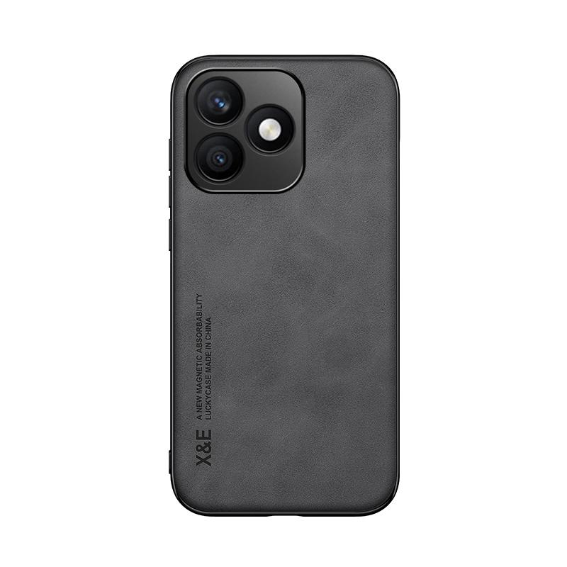 

For Honor X8D Case Built-in Magnet Thin Silky Hand Feeling Leather Anti-Fingerprint Lens Full Protection Cover Honor X8d