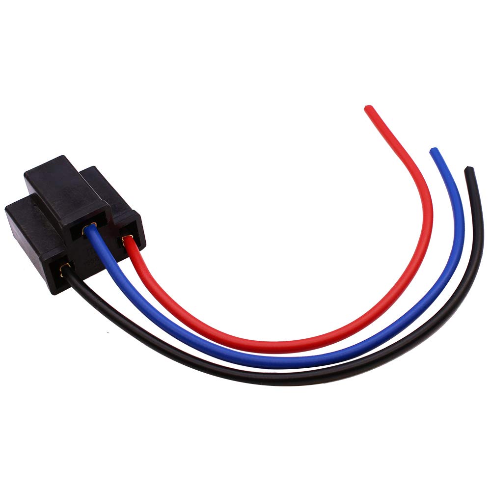 YUNPICAR H4 Headlight Coupler Cable Female Replacement/processing/addition Etc. Waterproof Socket