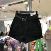 Summer 2022 Korean High-Waist Denim Shorts - Women's Loose Slim Fit Wide-Leg Trend