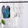 Stainless Steel Shoe Hanger with Drainer, Drainer, and Drying Rack, Connectable with Insole Clips, Space-Saving, Windproof, and Non-Slip (14.5*3*26cm)