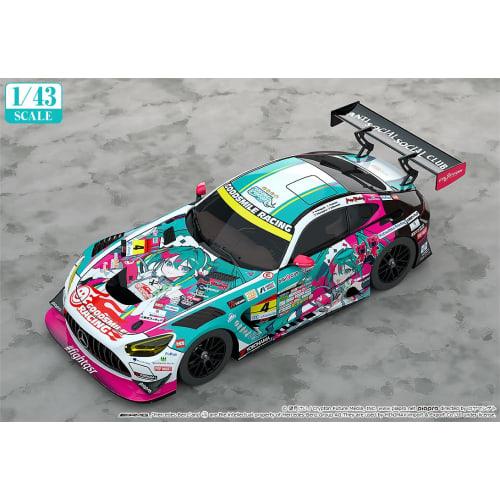 Good Smile Racing Hatsune Miku GT Project 1/43 Good Smile Hatsune Miku AMG 2025 Opening Race Ver. 1/43 Scale Pre-painted Resin Diecast Model Car
