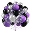 12inch 60pcs multi-color latex balloon set with confetti, suitable for weddings, birthdays, pop parties, bridal showers