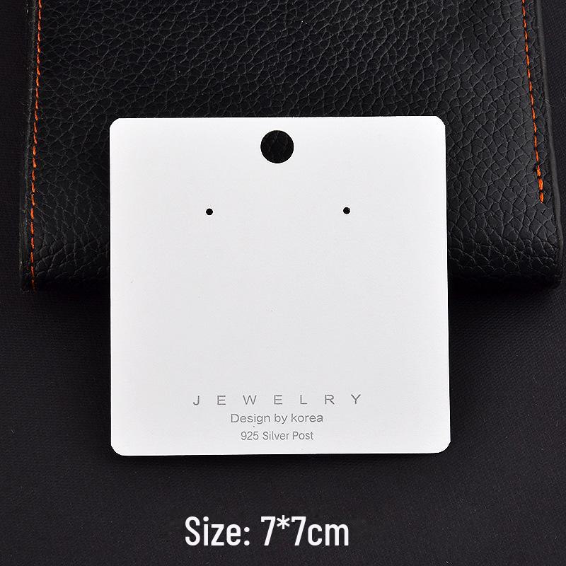 "Earrings & Necklace Silk Screen Cardboard Packaging with Art Logo"