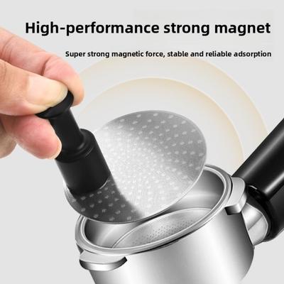 Magnetic Coffee Filter Suction Press Type Powder Free Coffee Puck Screen Suction Secondary Distribution Network Attractor