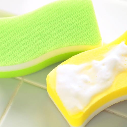 Bath Sponge Bulk Purchase Set: Trepica Bath Sponge, Yellow, 2-Pack, BF801