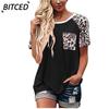 Women's Fashion Casual Short Sleeve O-Neck Blouses & Shirts
