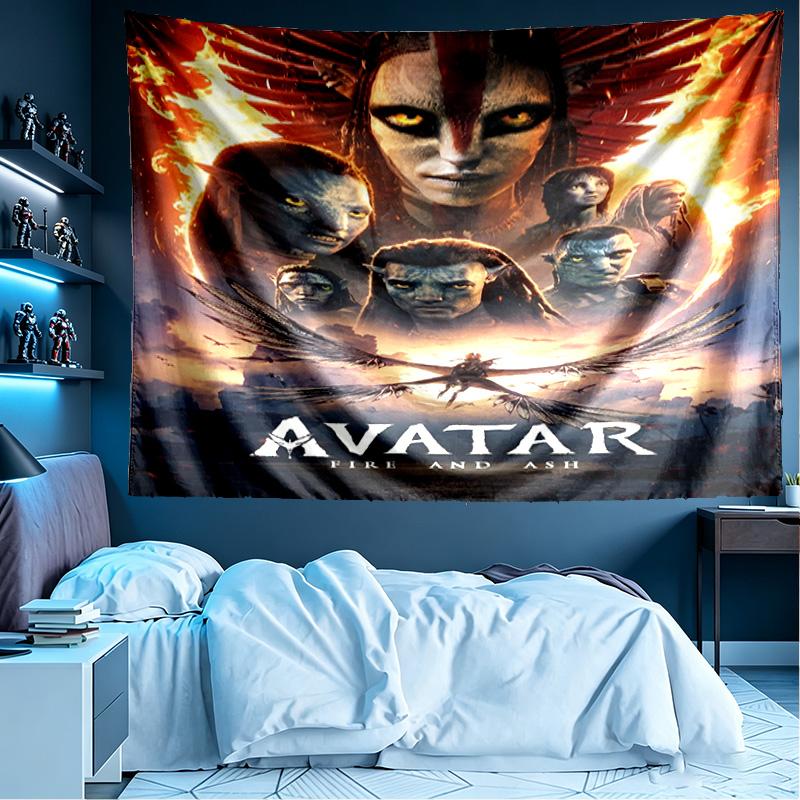 Avatar Baskılı Duvar Halısı, Hafif Duvar Askısı, Yatak Odası, Öğrenci Yurdu, Oturma Odası, Ev Sanat Dekorasyonu İçin - Arkadaşlar İçin Doğum Günü Noel Hediyesi