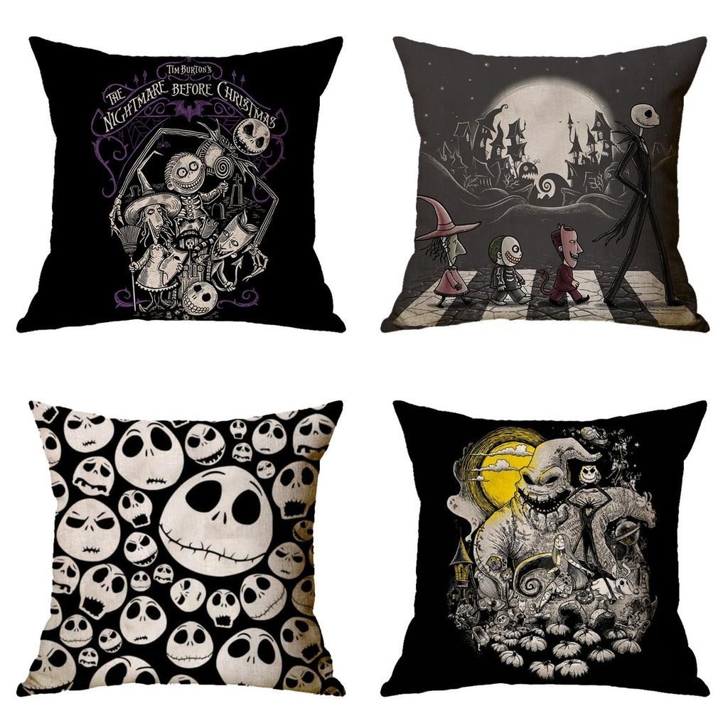 The Nightmare Before Christmas Cartoon Cushion Cover Perfect For Home Decor And Sofa