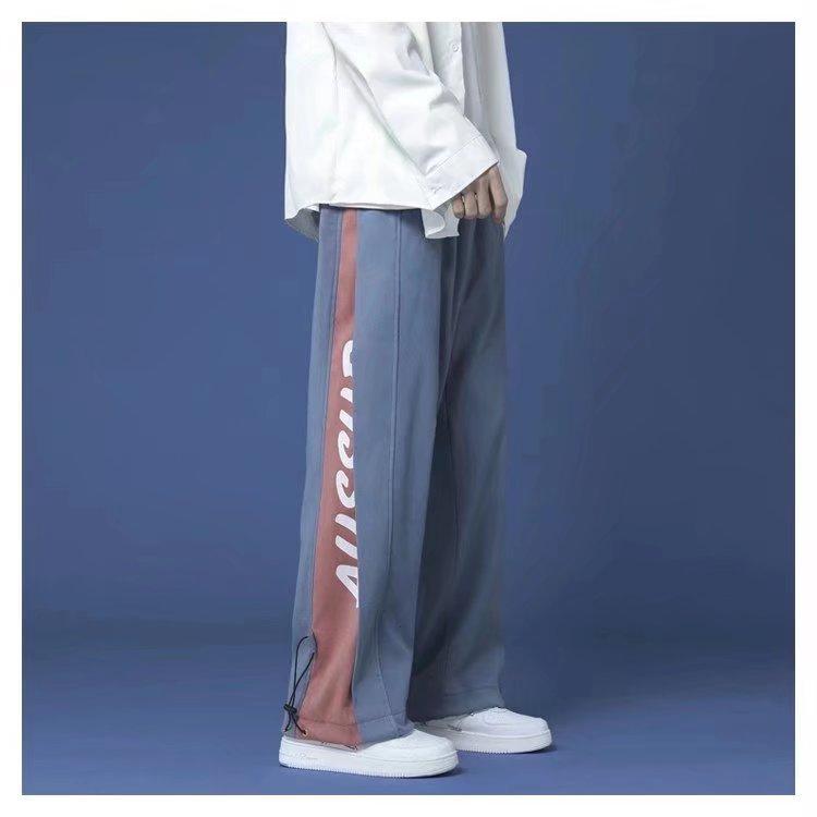 Loose Straight Sweatpants Trousers Summer Youth Popular Straight Casual Trousers