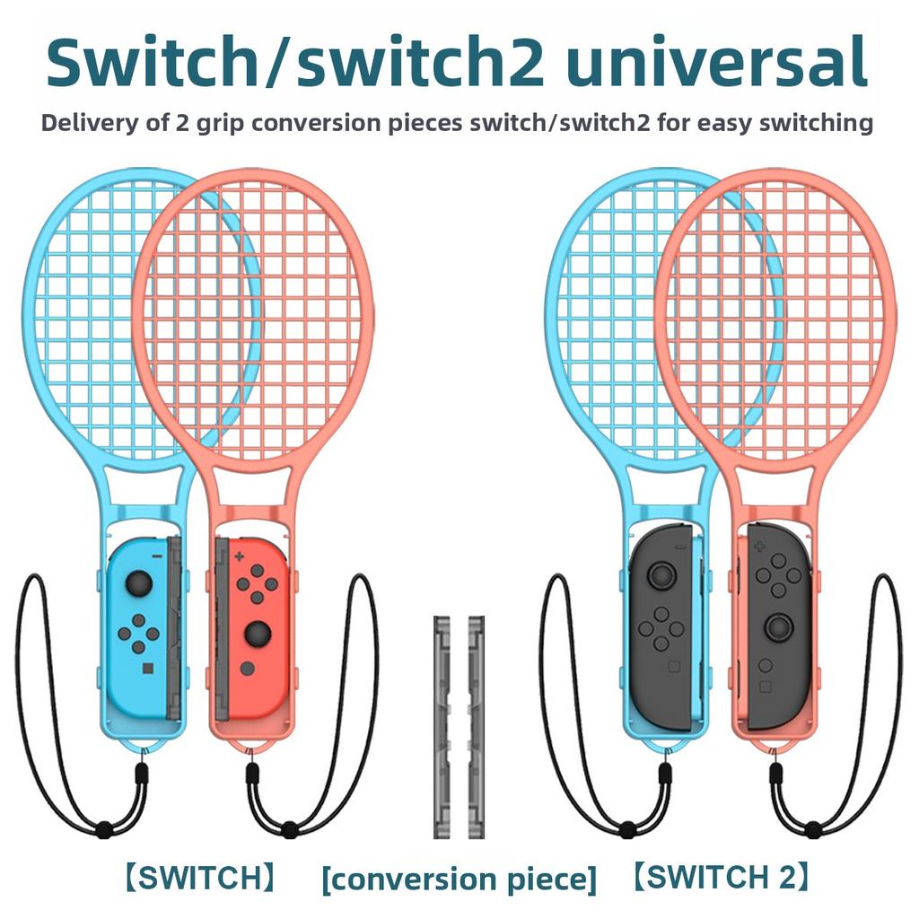 Joy-Con Tennisschlägergriff Kompatibel mit Switch Switch 2 OLED Motion Sports Spielzubehör