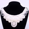 Diamond Women Shirt False Collars Crystal Removable Collar For Women Fake Collar Detachable Diamond Lacklace Nep Kraagie
