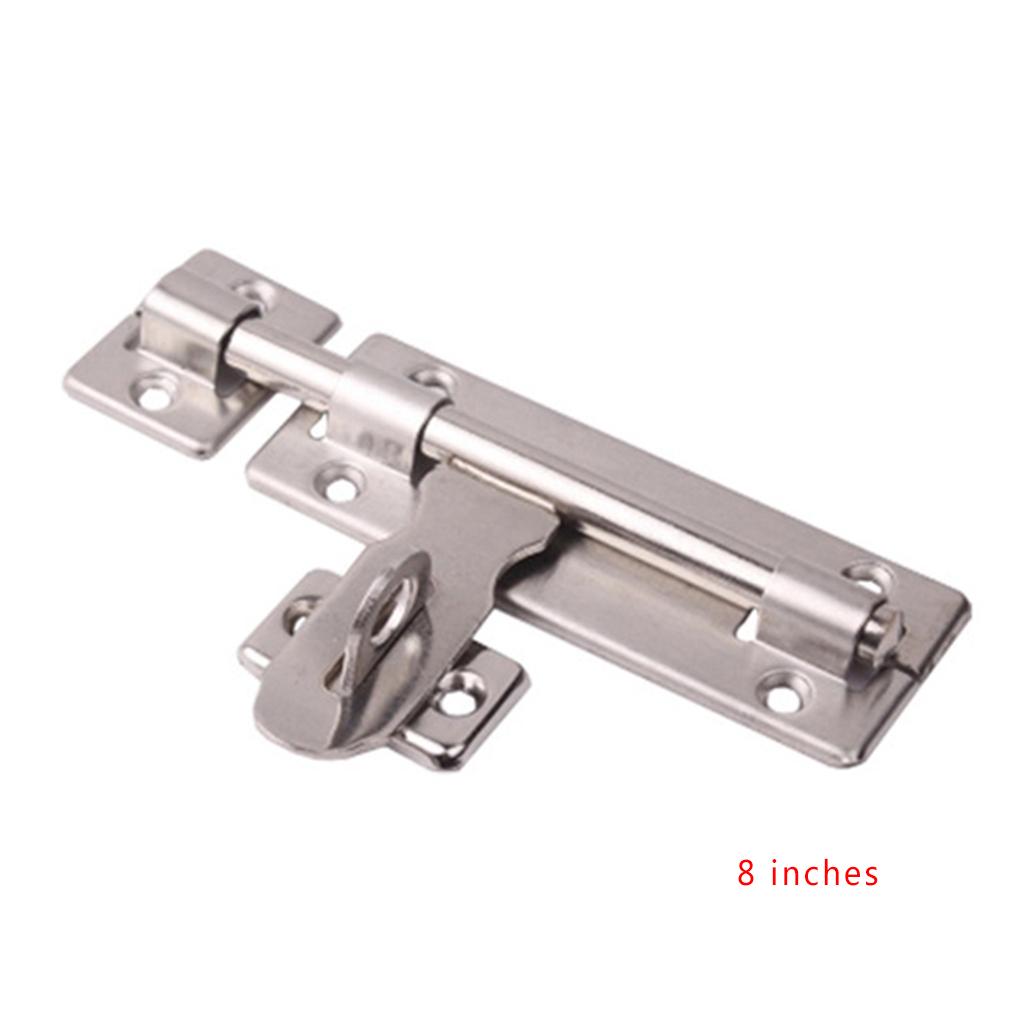 Door Catch Latch Stainless Steel Toilet Shed Hotel Door Window Slide Lock