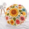 1pc Sunflower Mandala Design Umbrella with Plastic Handle,Suitable for All Seasons Home Travel Outdoor UmbrellaB1620