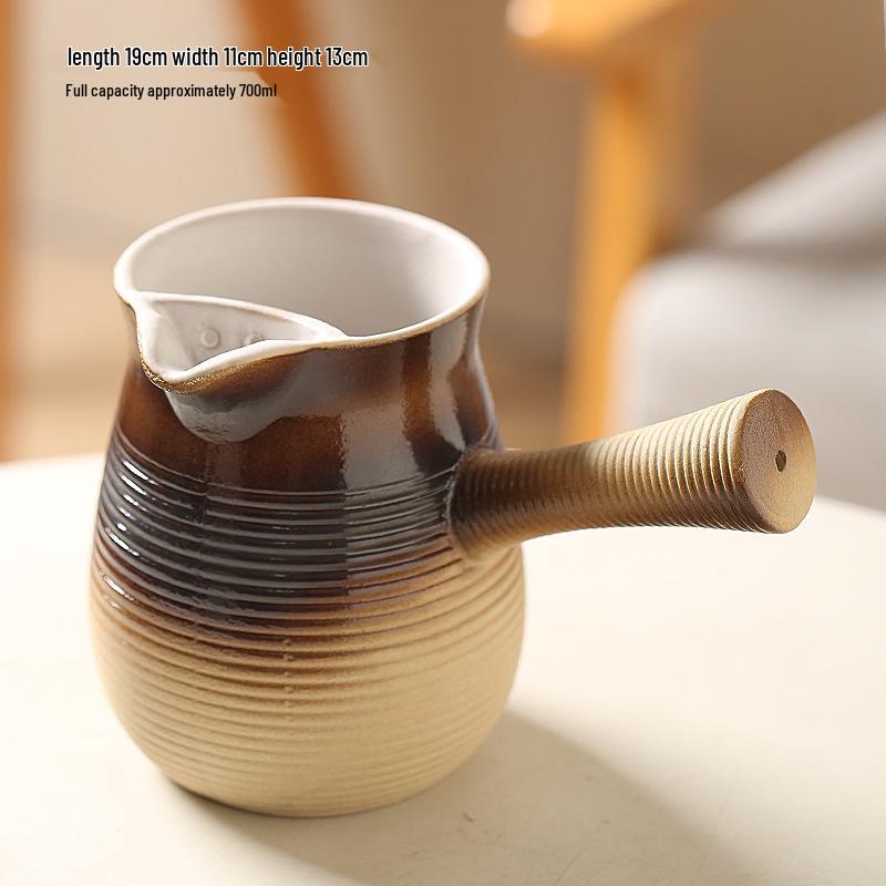High-Temperature Resistant Ceramic Stove and Teapot Set for Outdoor Tea Brewing and Roasting