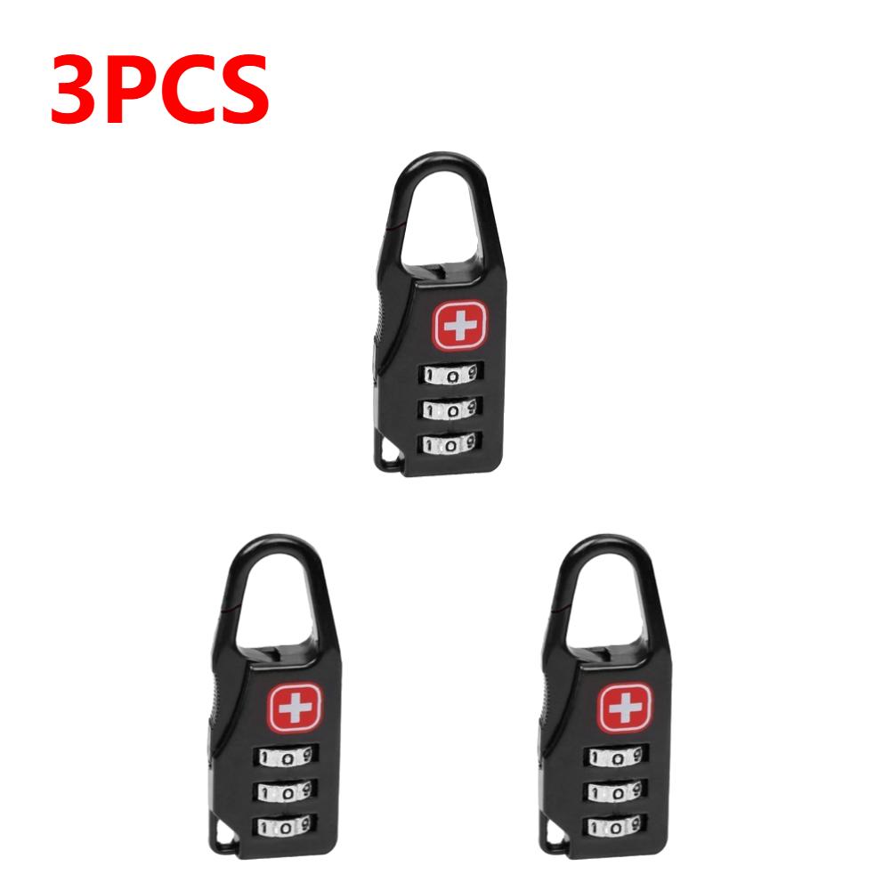 

1-20PCS Mini Alloy Lock Number Lock Combination Code Suitcase Padlock Anti-theft Travel Backpack Luggage Lock Outdoor Tools