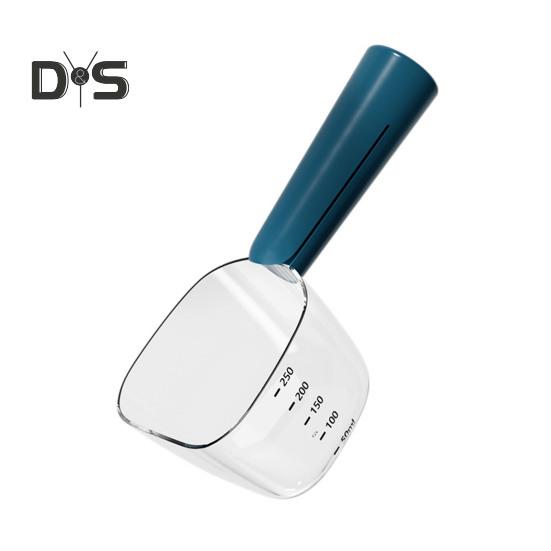 Dog Food Scoop with Accurate Measurement Dual-Function Cat Food Scoop 1 Cup Capacity Pet Food Measuring Scoop for Pet Feeding