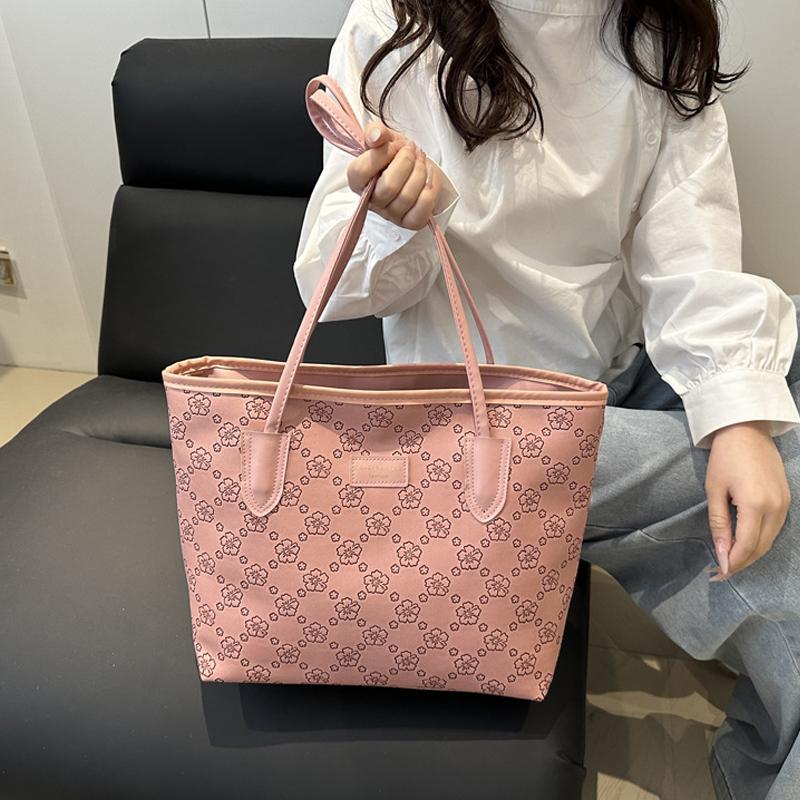New Fashionable Large-Capacity Women's Tote Bag Shoulder Bag Simple and Versatile Commute Handbag KTB