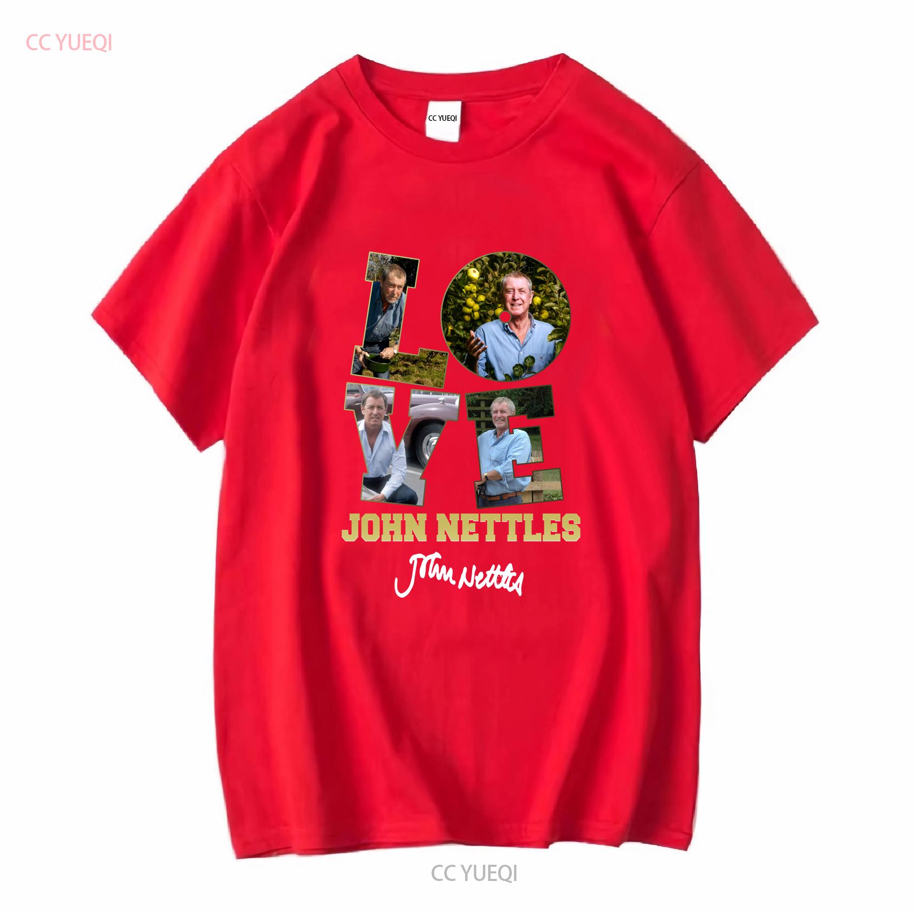 

LOVE JOHN NETTLES T SHIRT vintage Washed Stylish Unisex streetwear homme fashion Top For Everyday Wear graphic Slightly S