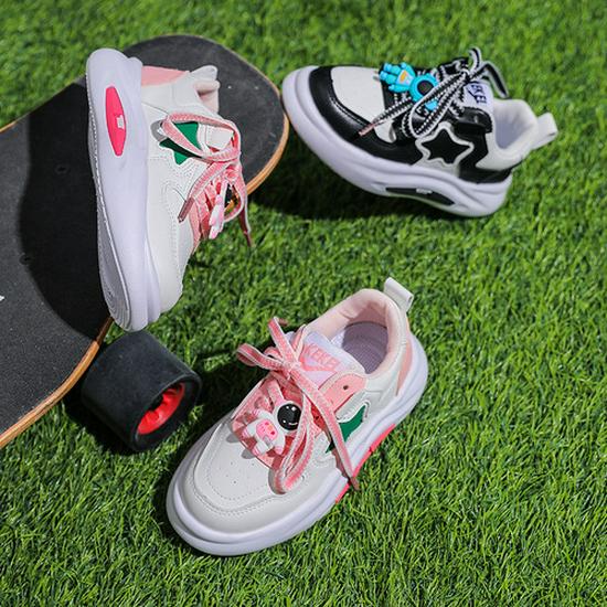 Mädchen 2022 Aisha Crystal Leder Prinzessin Schuhe - Weiche Sohle für Frühling & Herbst