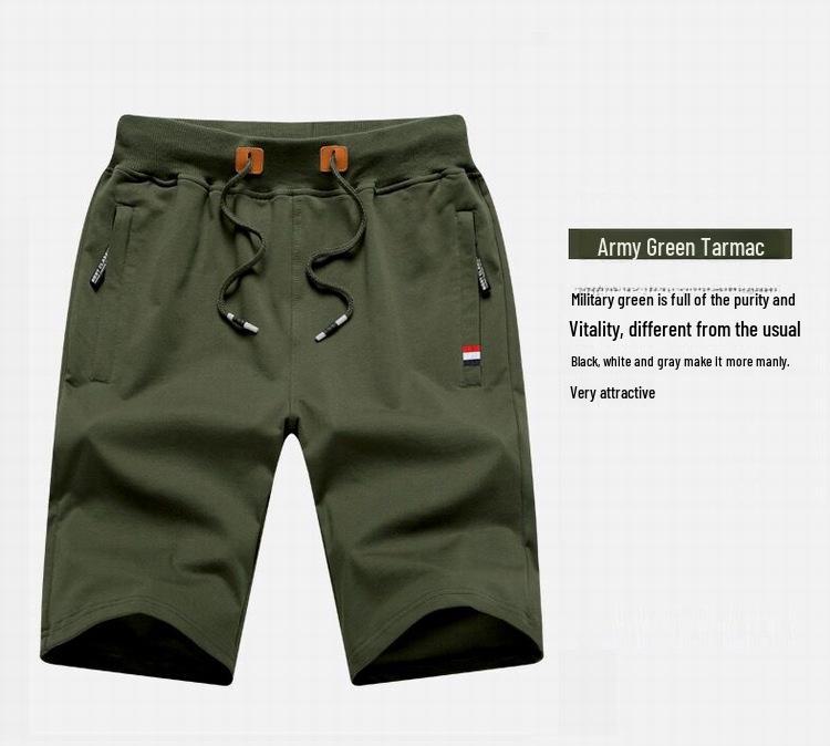 Herren Baumwolle Sommer Freizeit Strick Sportshorts - Leicht, Elastisch, Große Größen verfügbar