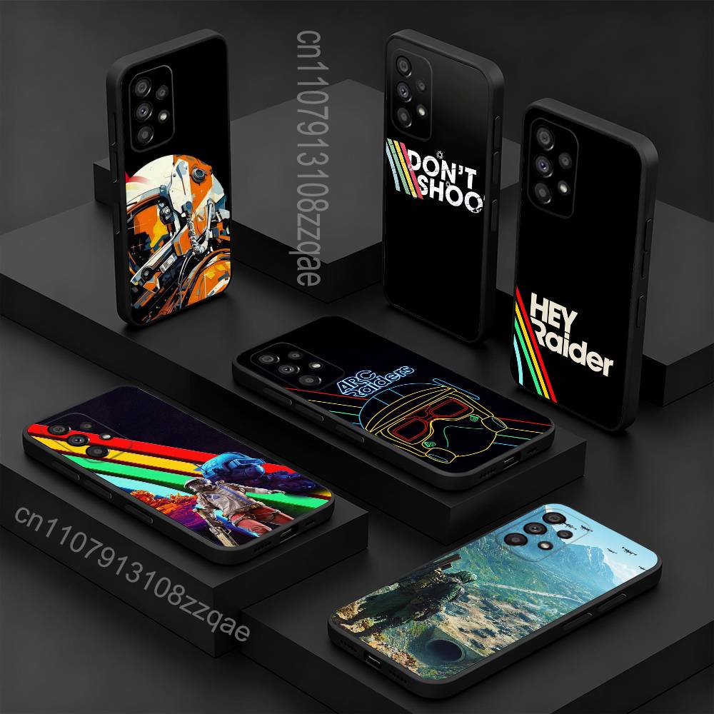 Cool A-ARC R-Raiders For Samsung S 26,25,24,23,22,30,21,10,9,Ultra,Plus,Lite,FE,4,5G Phone Case Black Soft Case