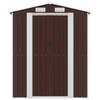 VidaXL Garden Shed Dark Brown 192x191x223 Cm Galvanized Steel 3147460