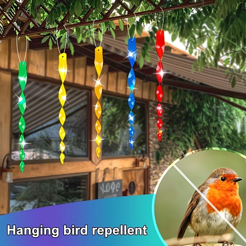 8/15 pieces color-coded electric-powered balcony garden bird repellent device for farms / farmyard bird repelling equipment