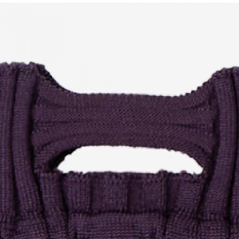 Pleatsmama Mini Crossbow Bag Deep Purple