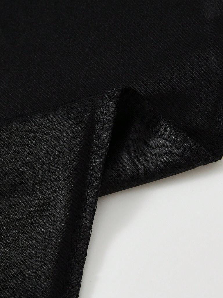 Men's Rose Printed Round Neck T-Shirt