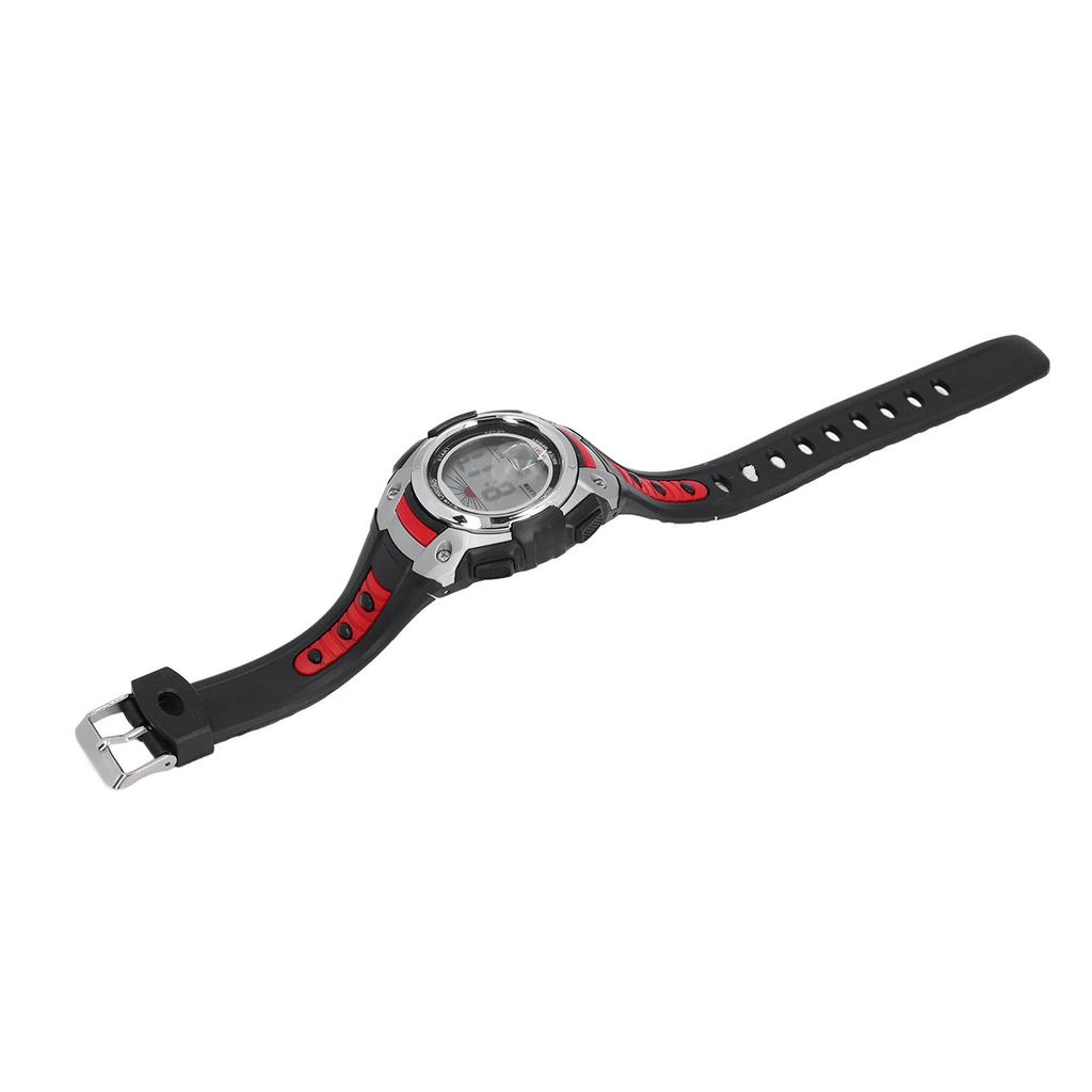 50m Waterproof Men Women Digital Watch LED Night Light Stopwatch Calendar Alarm 12Celsius24H Rubber Band Shockproof Watch