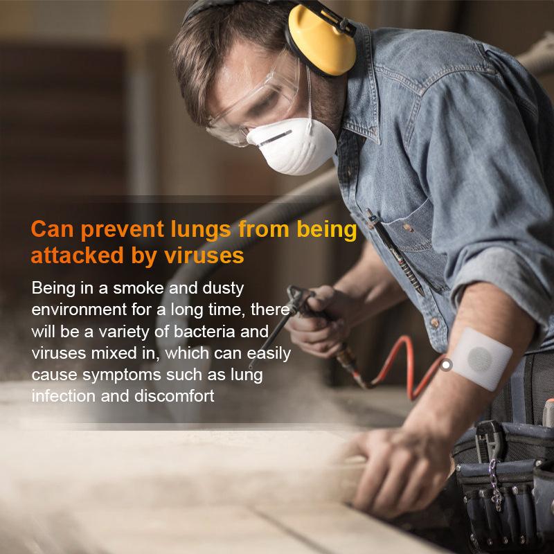 6 Stück/Beutel Hustenpflaster Hustenkräuter Feuchtigkeitspflaster zur Linderung von Husten Asthma