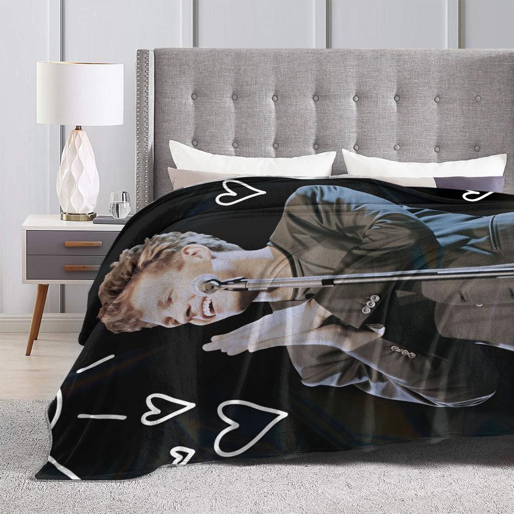 Luis Miguel Plüschdecken Junge Mädchen Flanell Überwurfdecke für Sofa Bett Weich Warm Benutzerdefinierte Qualität Tagesdecke Geburtstagsgeschenk