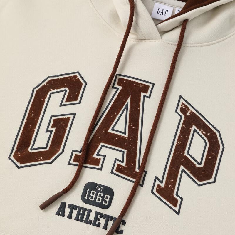 Gap Damen Kapuzenpullover aus Fleece mit 3D-Logo, Herbst 2025