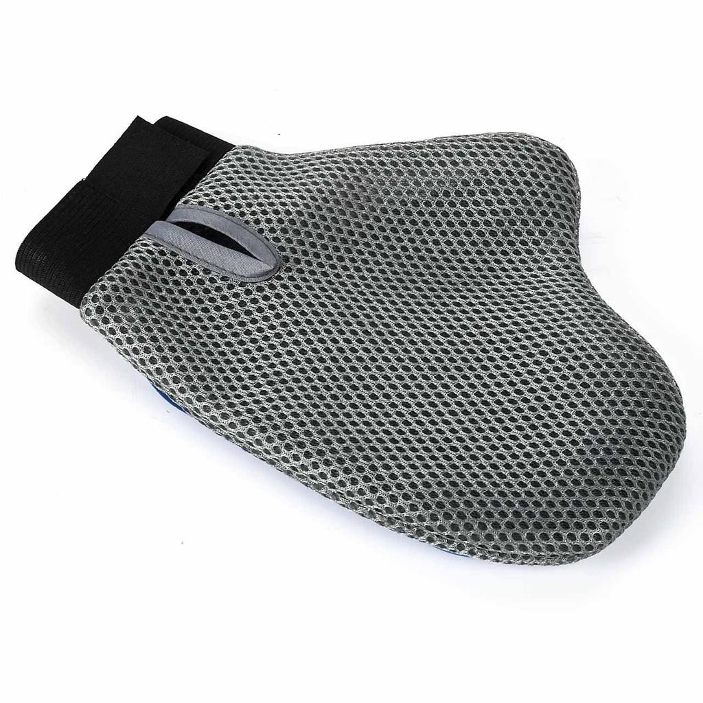 Pet Cat Dog Bath Brush Comb Rubber Glove Hair Fur Massage Massaging Grooming