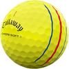Callaway Chrome Soft Yellow Golf Balls 12 Count Triple Track 3-Piece Structure