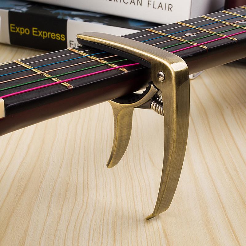 Aluminium Alloy Metal New Guitar Capo Quick Change Clamp Key Acoustic Classic Guitar Capo for Tone Adjusting Guitar Accessories