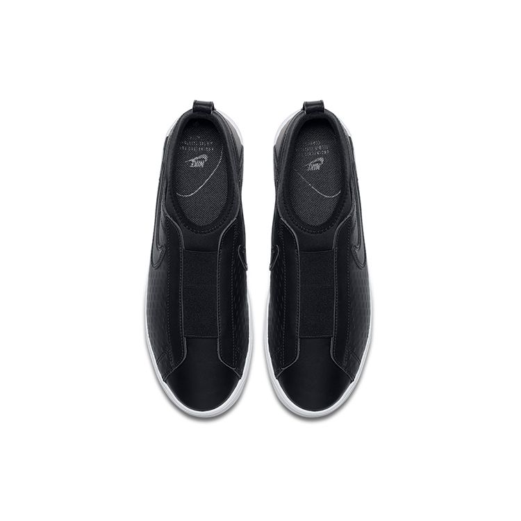 Nike Racquette 17 Slip Low Top Tennis Shoes Women Sneakers Black White 902861-001