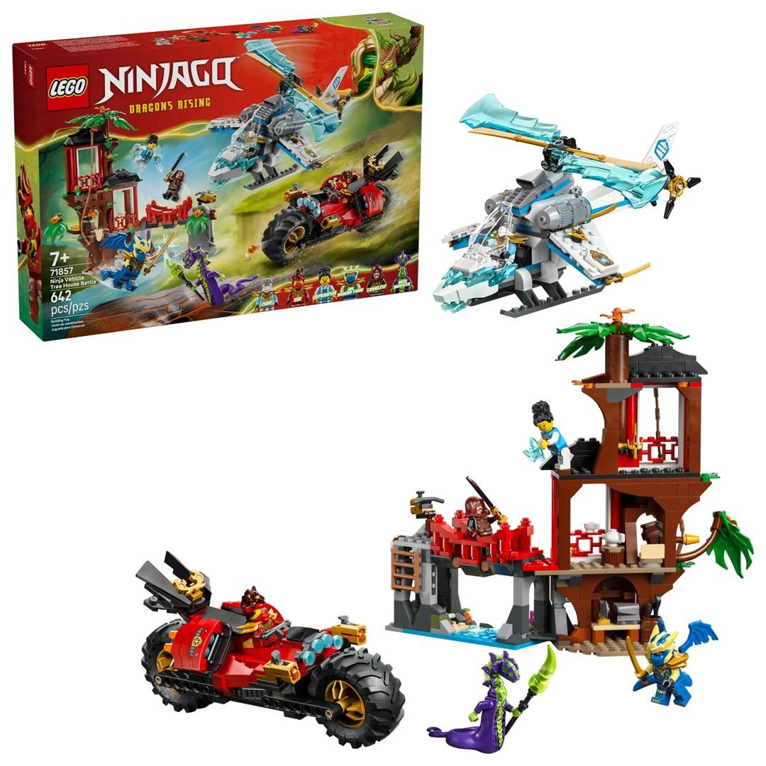 LEGO NINJAGO 71857 Ninja-Fahrzeugkampf am Baumhaus