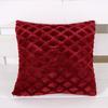 1Pc Plush Thick Lattice Pattern Sofa Pillowcase Soft Cushion Covers 43x43CM Couch Pillow