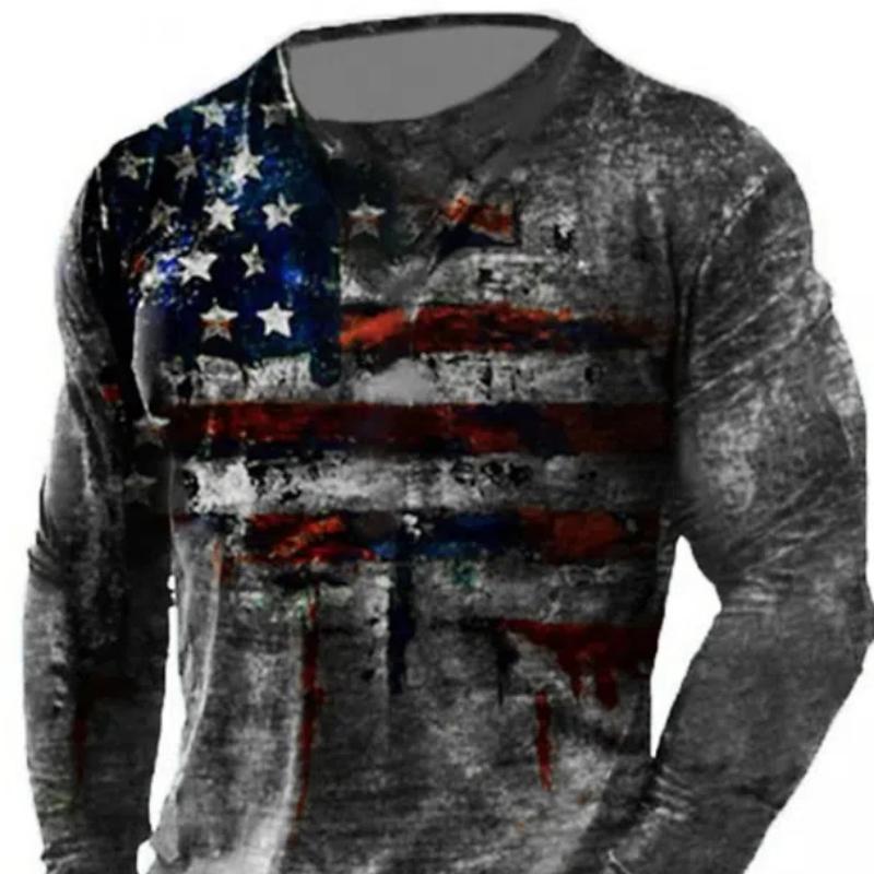 

Винтажный мужской длинный рукав с принтом животных и волков, 3D-принтом, уличный длинный рукав, спортивная мода, повседневный длинный рукав, свободный топ 6XL