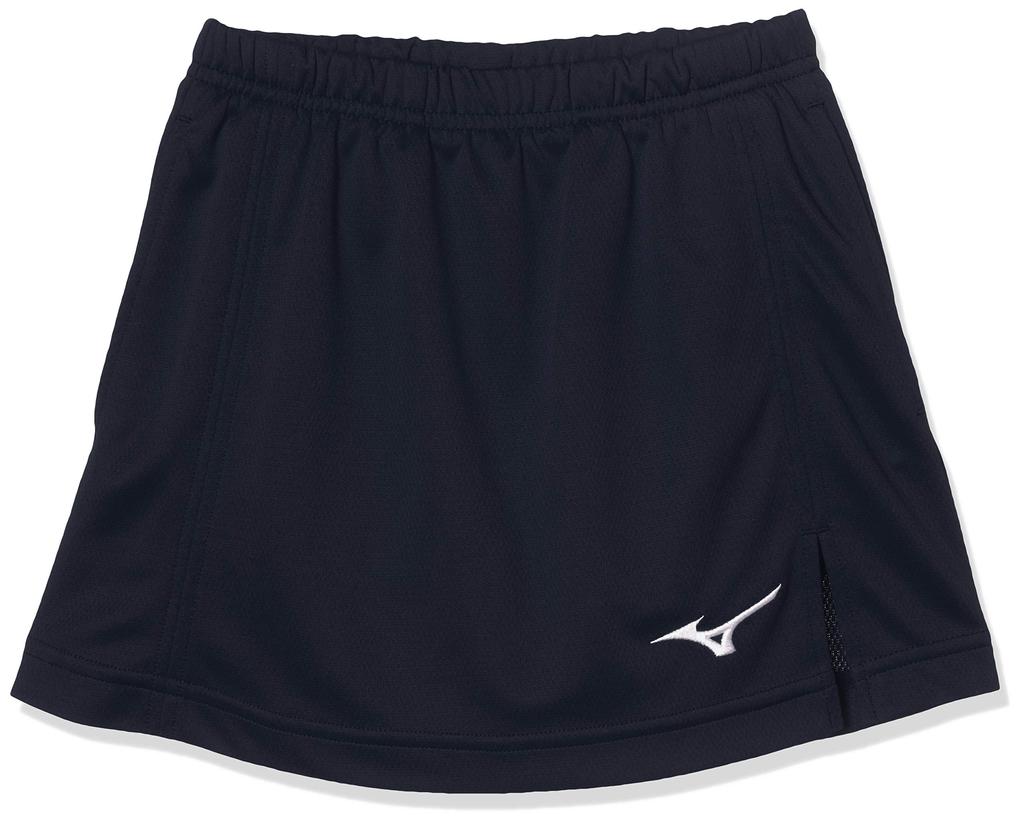 Tennis Wear Skirt Sweat Absorbent Quick Dry Dry Soft Tennis Badminton Certified Junior 62JB7204 Kids Deep Navy Japan 140 to Japanese size [Mizuno]