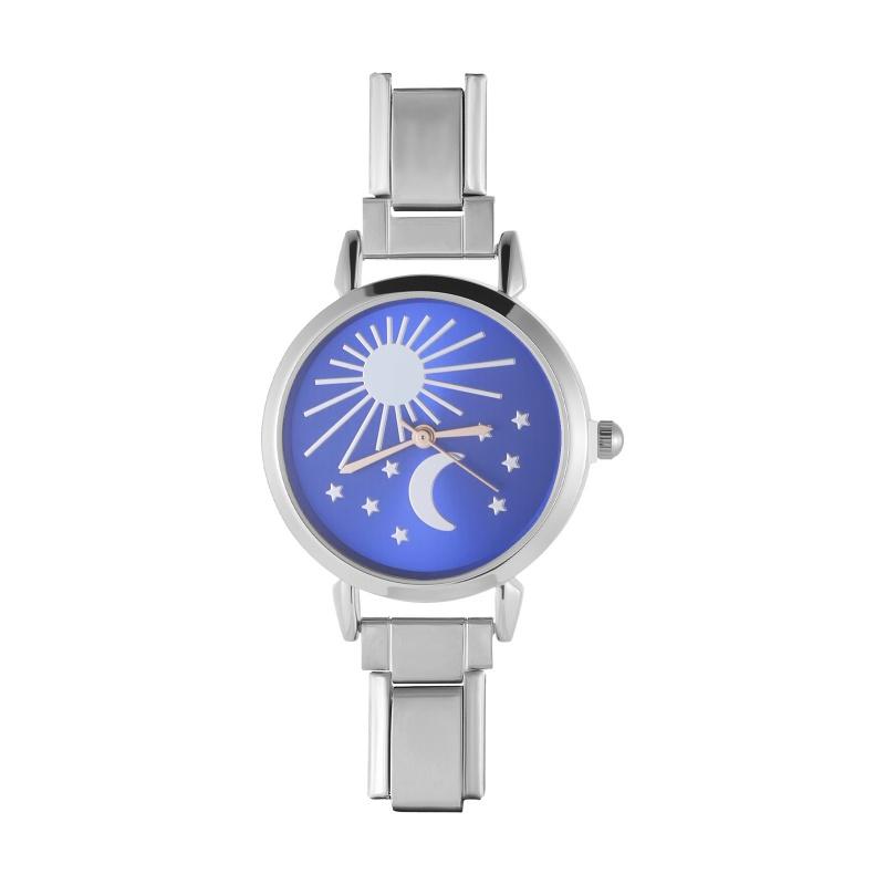 Vintage Luxury High Quality Women's Men's Stainless Steel Windmill Shaped Watch Bracelet For Friend Birthday DIY Jewelry Gifts
