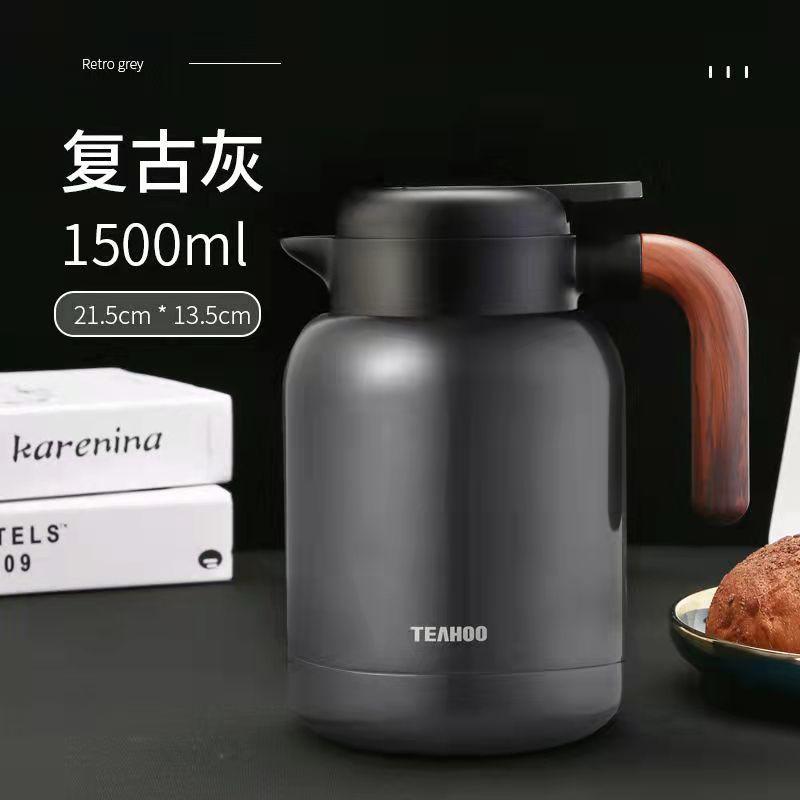 316 Stainless Steel High-grade Thermal Insulation Pot, Household Kettle, Red Warm Pot, Large Capacity Hot Water Bottles, New