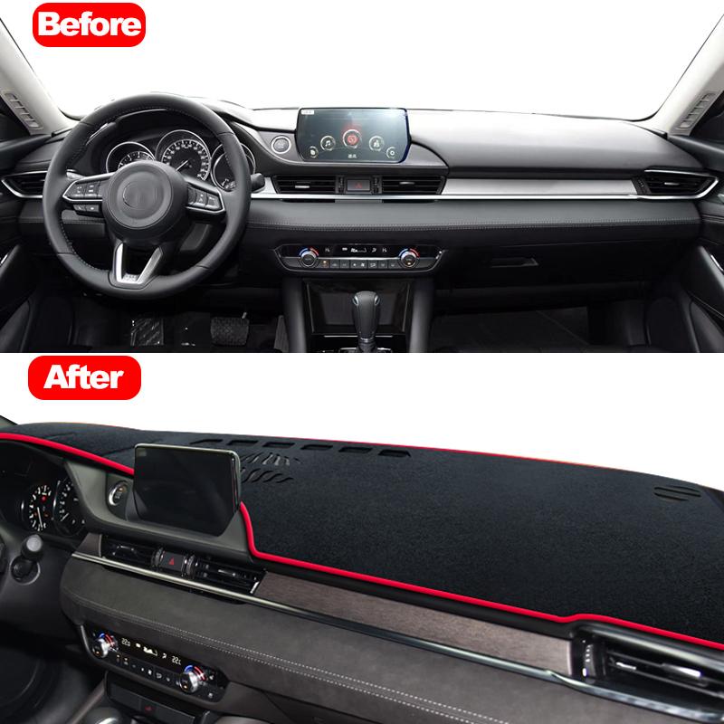 For Mazda 6 Atenza GL 2018 Car Dashboard Cover Mat Auto Dash Board Sun Shade Pad Carpets Accessories