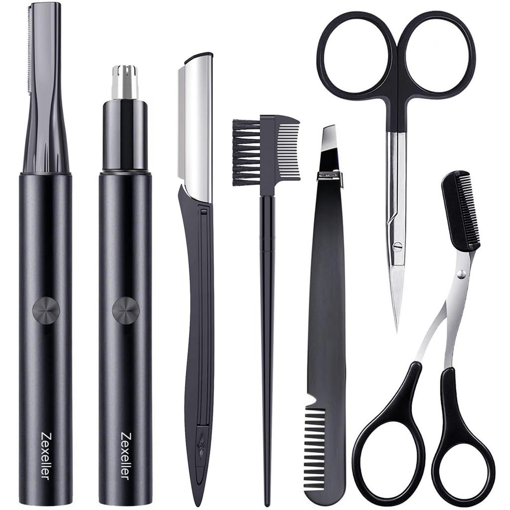 Newly Eyebrow Shaver Designed by a Includes USB Rechargeable Nose Hair Eyebrow Eyebrow and Also Includes Ear and Downy Hair Trimmers and and Safe for